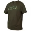 Fox Chunk Khaki Camo Print T-Shirt