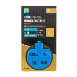 Preston Revalution Hooklengths N30 Barbed 100cm