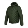 Fox Collection Green Silver Quilted Jacket