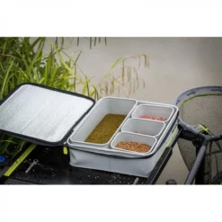 Fox Matrix EVA Bait Cooler Tray Light Grey Incl 4tubs -Vis en Kleding Winkel 137455818177Fox Matrix EVA Bait Cooler Tray Light Grey Incl 4tubs