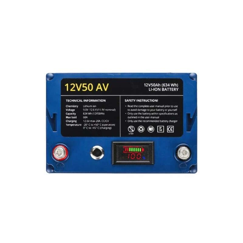 Rebelcell 12V50 AV LI-ION Accu (634 WH) 3 Rebelcell 12V50 AV LI-ION Accu (634 WH) - Afbeelding 3