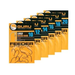 Guru LWG Feeder Special Eyed Barbed Hook -Vis en Kleding Winkel 3710306Guru LWG Feeder Special Eyed Barbed Hook 1
