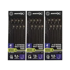 Matrix MXC-4 X-Strong Bait Band Rigs 10cm