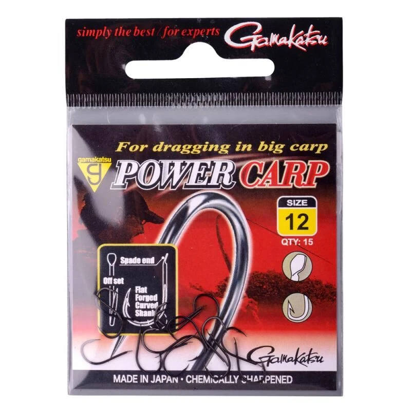 Gamakatsu Power Carp Flatted Eye Haak 3 Gamakatsu Power Carp Flatted Eye Haak - Afbeelding 3