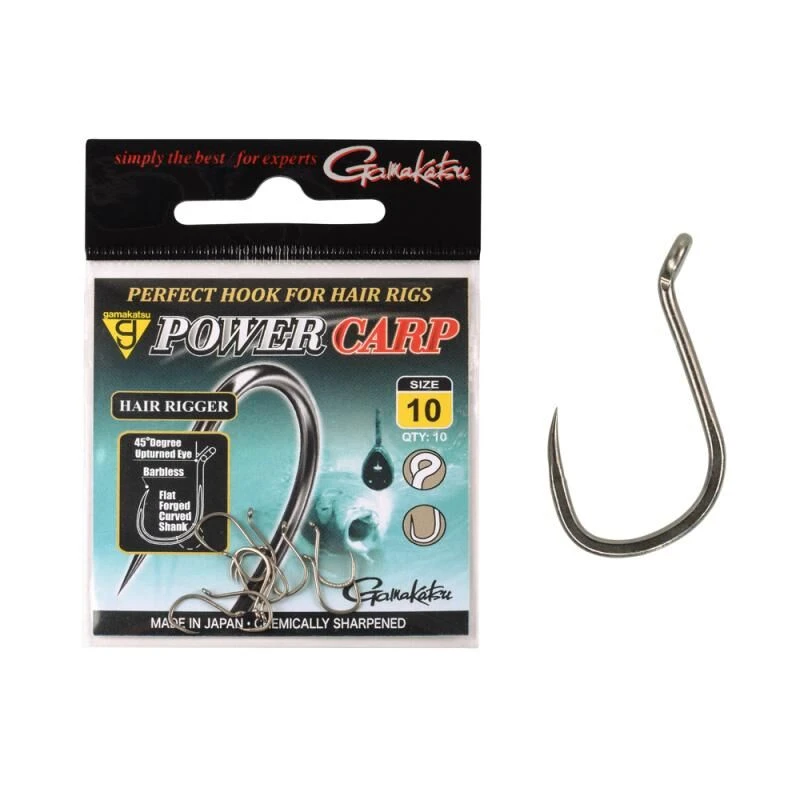 Gamakatsu Power Carp Hair Rigger Barbless 1 Gamakatsu Power Carp Hair Rigger Barbless