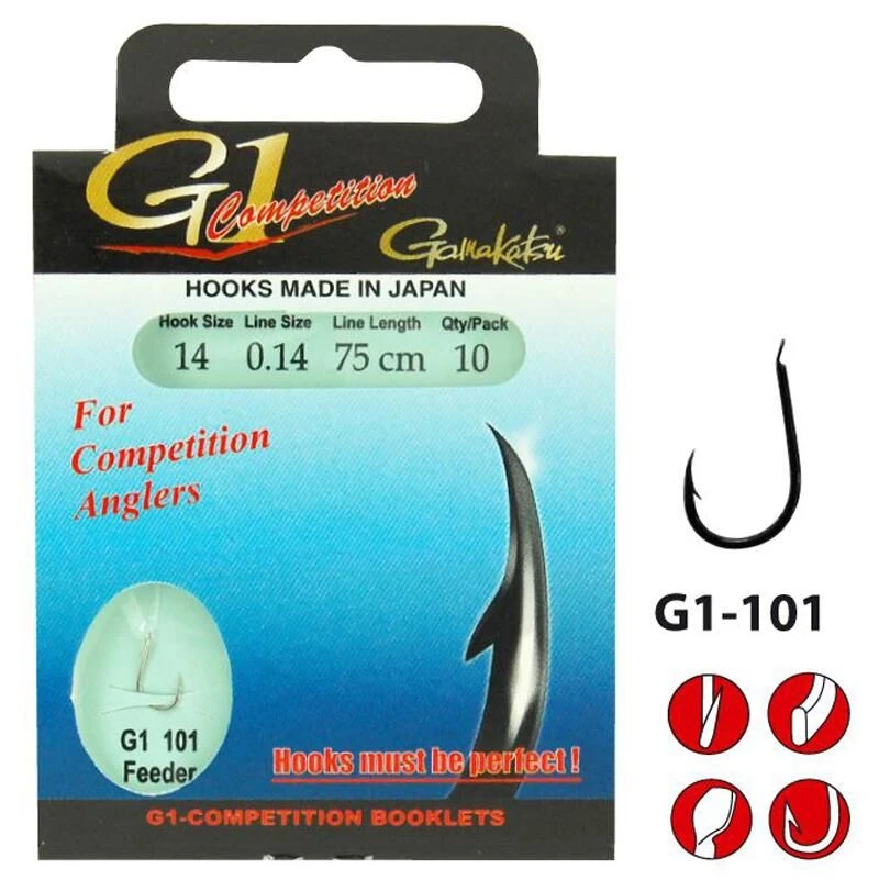 Gamakatsu BKS G1-101 Feeder Rig 100cm 1 Gamakatsu BKS G1-101 Feeder Rig 100cm