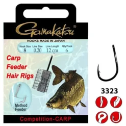 Gamakatsu BKS-3323B Black Series Carp Feeder Hair 40cm